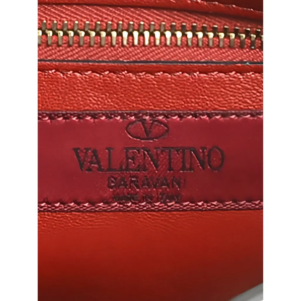 Valentino Medium Lambskin VLTN Rockstud Spike Satchel White Leather Very good - Box View