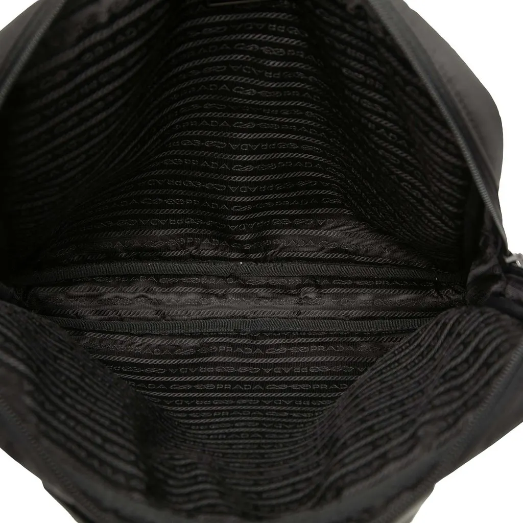Prada Tessuto Business Bag Black Very good - Model View