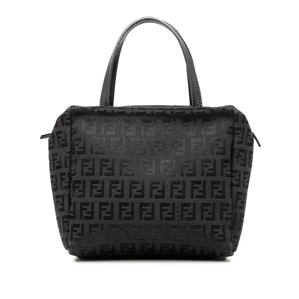 Fendi Mini Zucchino Canvas Handbag