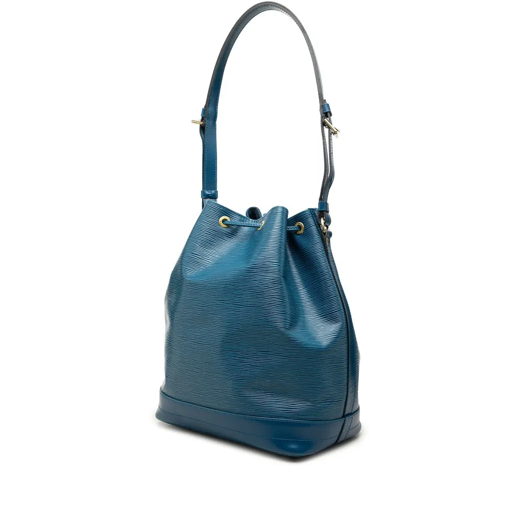 Louis Vuitton Epi Noe GM Blue Leather Good - Back View