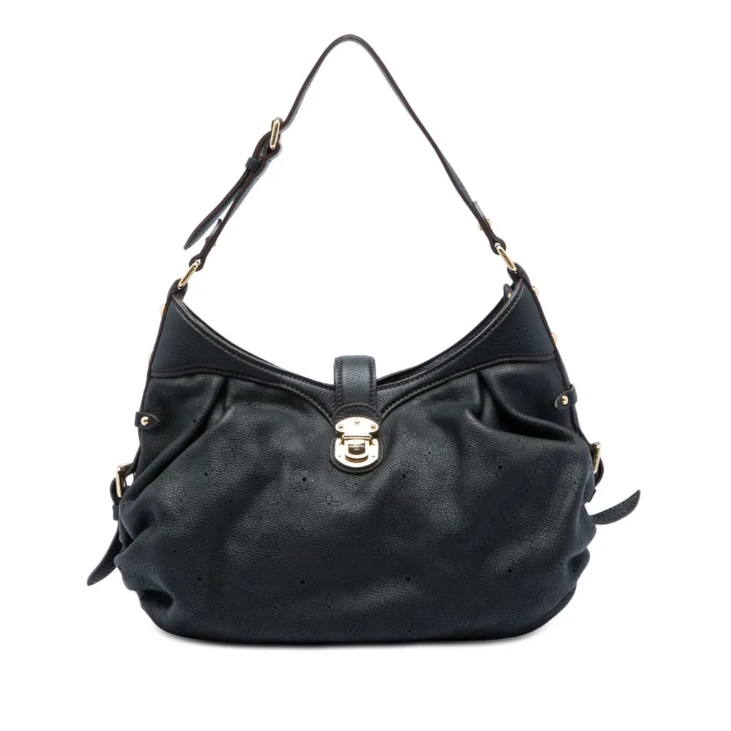 Louis Vuitton Monogram Mahina XS Black Leather Very good - Front View