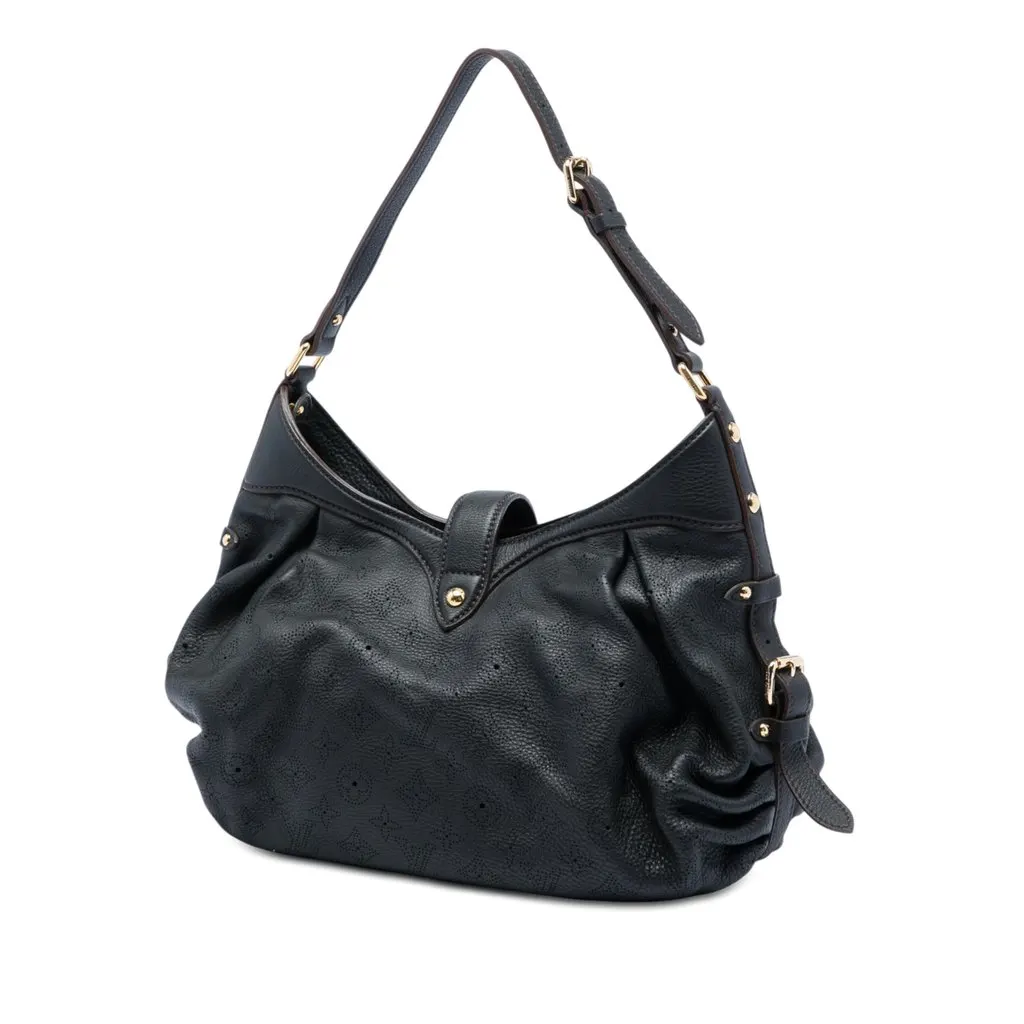 Louis Vuitton Monogram Mahina XS Black Leather Very good - Back View