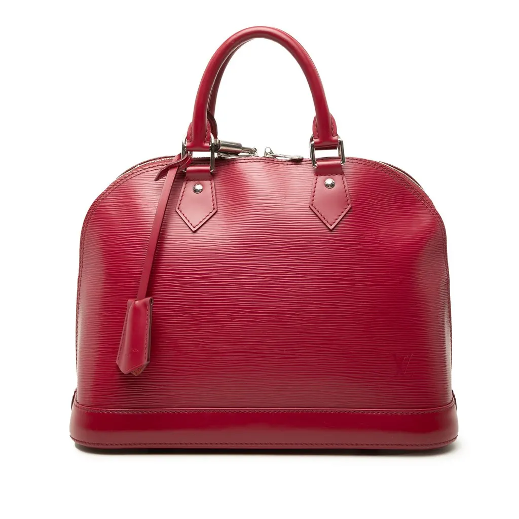 Louis Vuitton Epi Alma PM Red Leather Very good - Front View