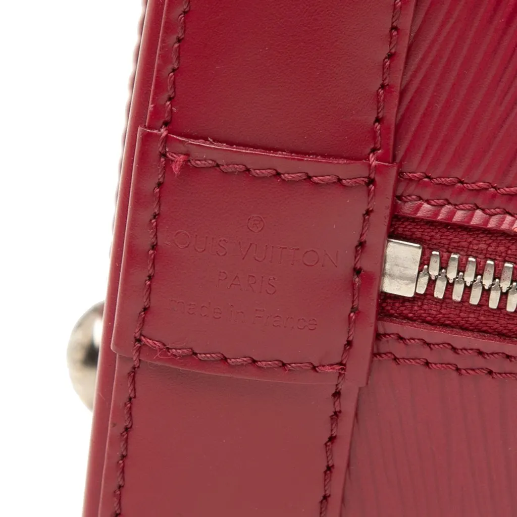 Louis Vuitton Epi Alma PM Red Leather Very good - Box View