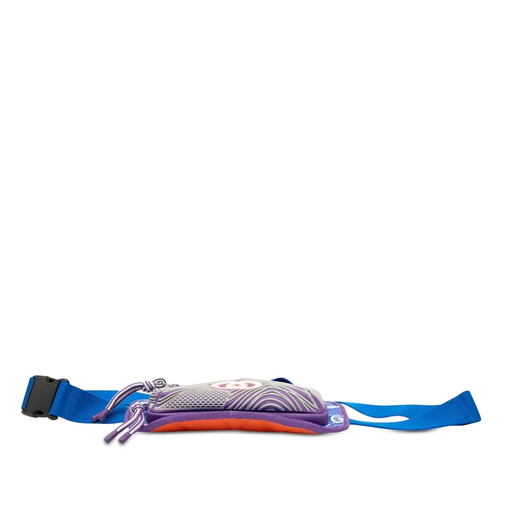 Gucci GG Nylon and Rubber Belt Bag Blue Very good - Inside View
