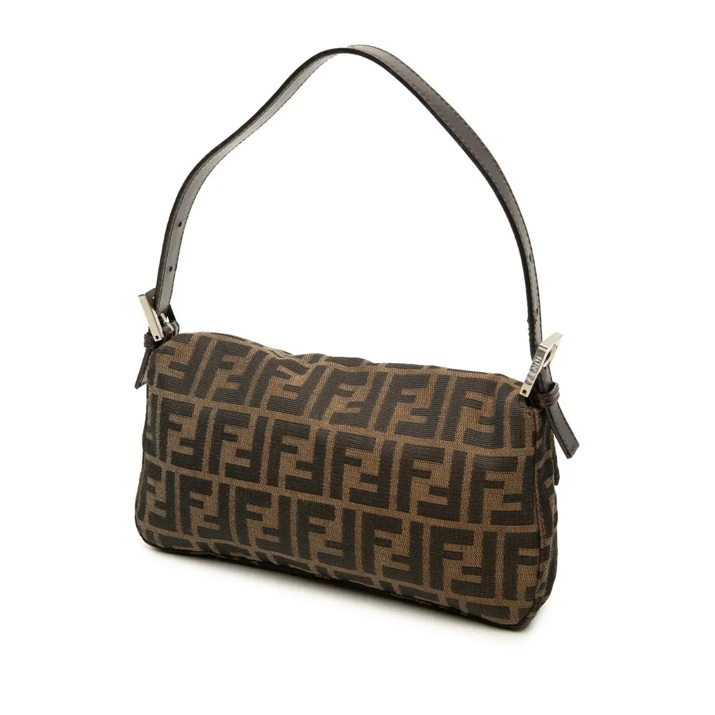 Fendi Zucca Canvas Baguette Brown Canvas Very good - Back View