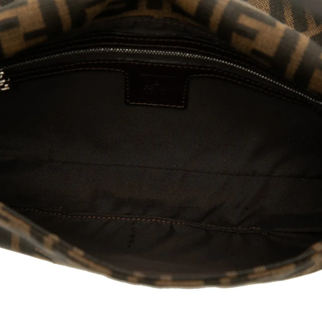 Fendi Zucca Canvas Baguette Brown Canvas Very good - Model View