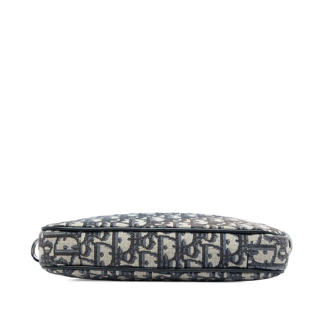 Dior Oblique Canvas Saddle Triple Pouch Blue Very good - Inside View