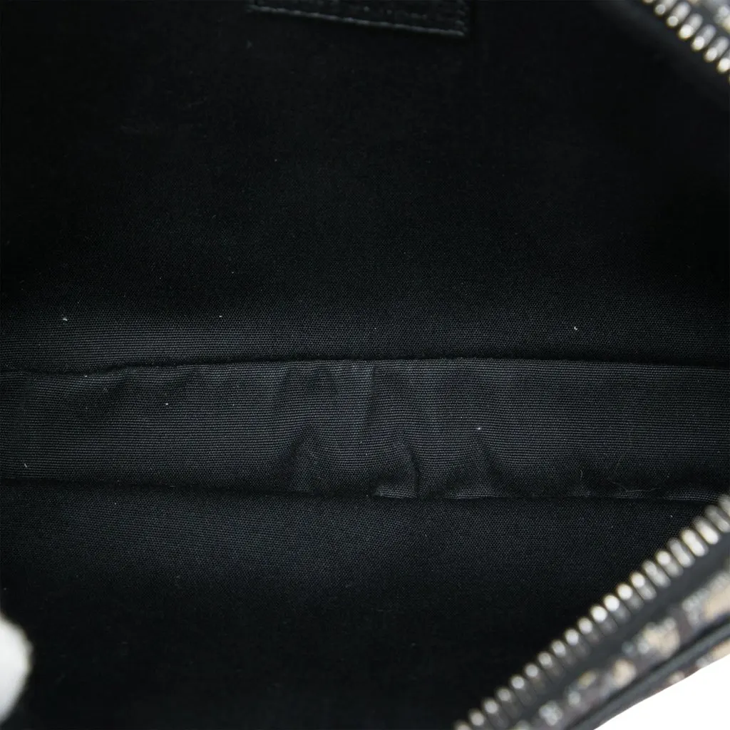 Dior Oblique Canvas Saddle Triple Pouch Blue Very good - Model View