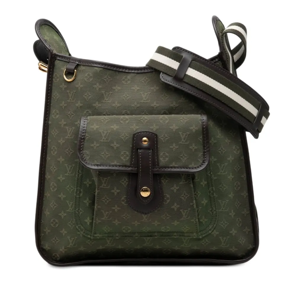 Louis Vuitton Monogram Mini Lin Besace Mary Kate Green Very good - Front View