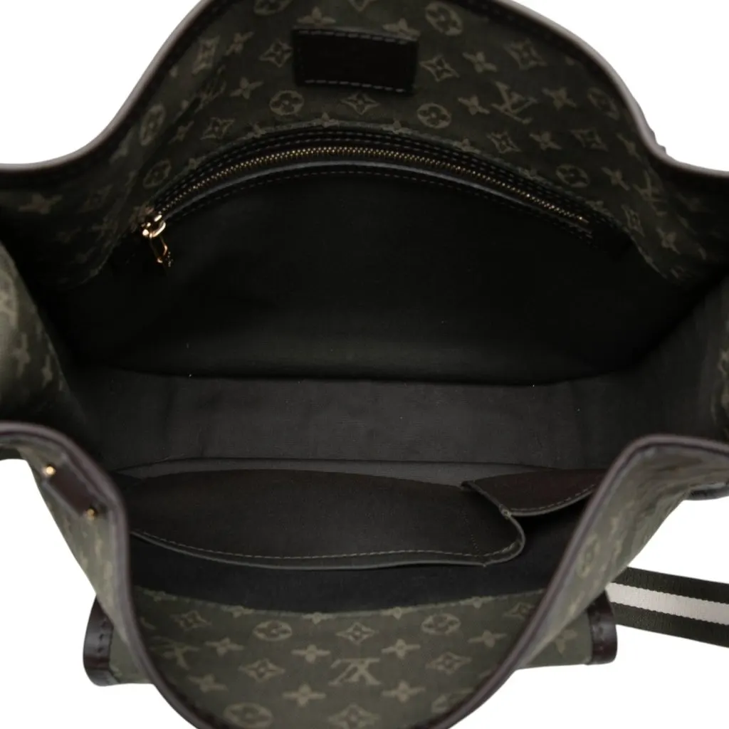 Louis Vuitton Monogram Mini Lin Besace Mary Kate Green Very good - Model View