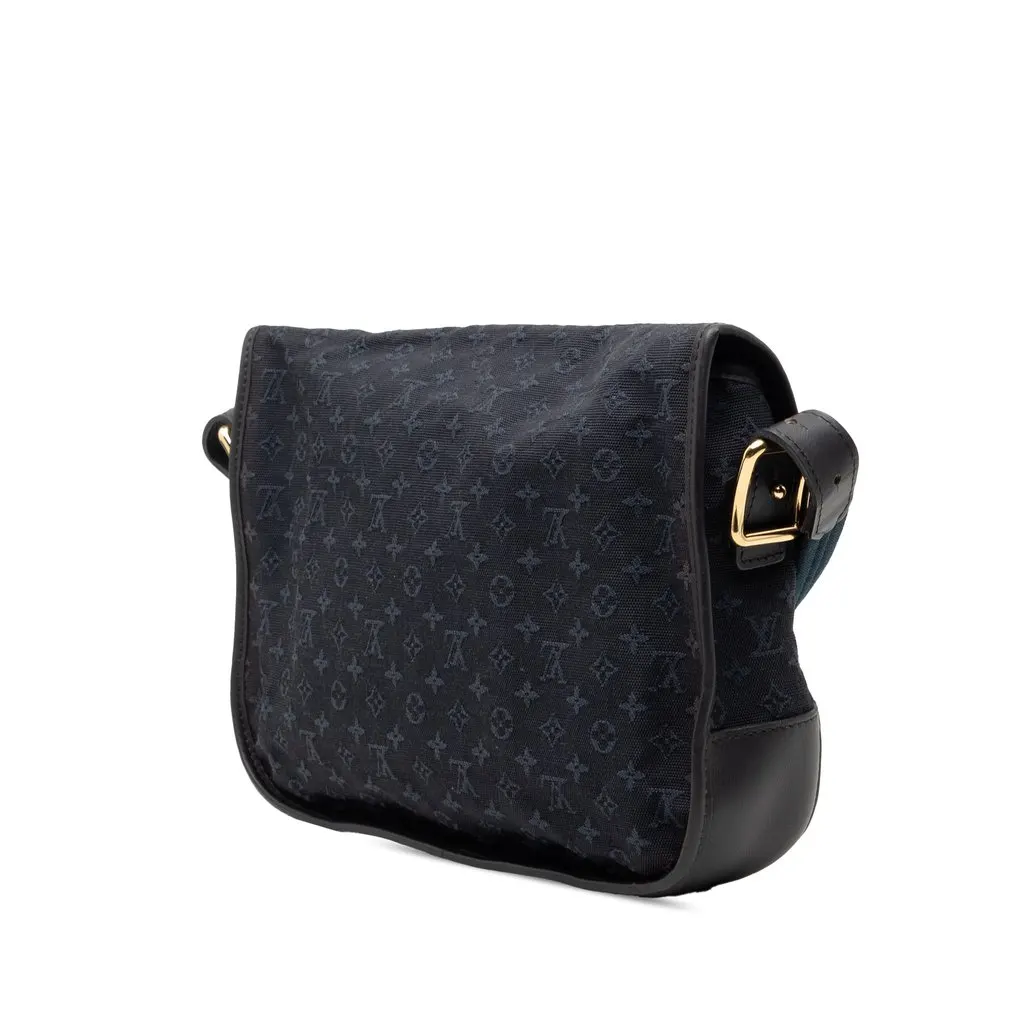 Louis Vuitton Monogram Mini Lin Berangere Blue Very good - Back View