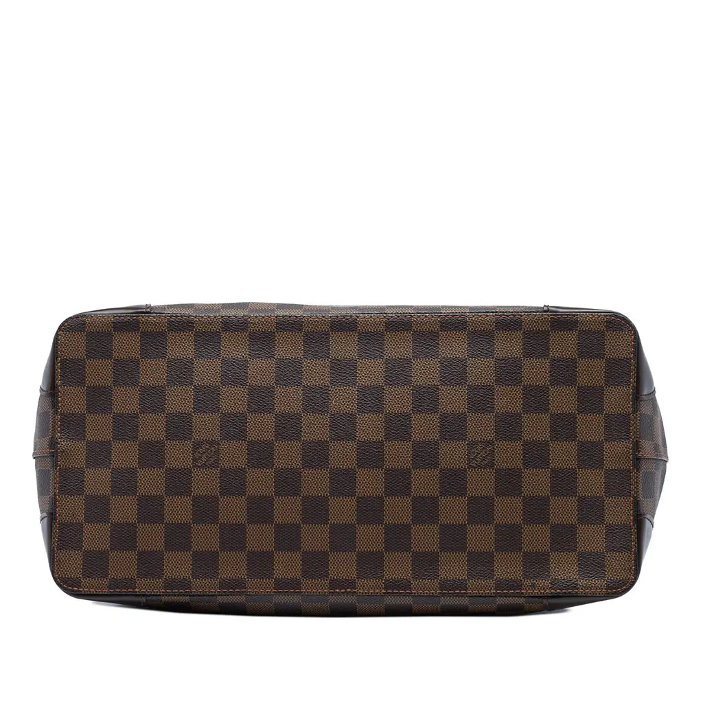 Louis Vuitton Damier Ebene Hampstead MM Brown Canvas Good - Inside View