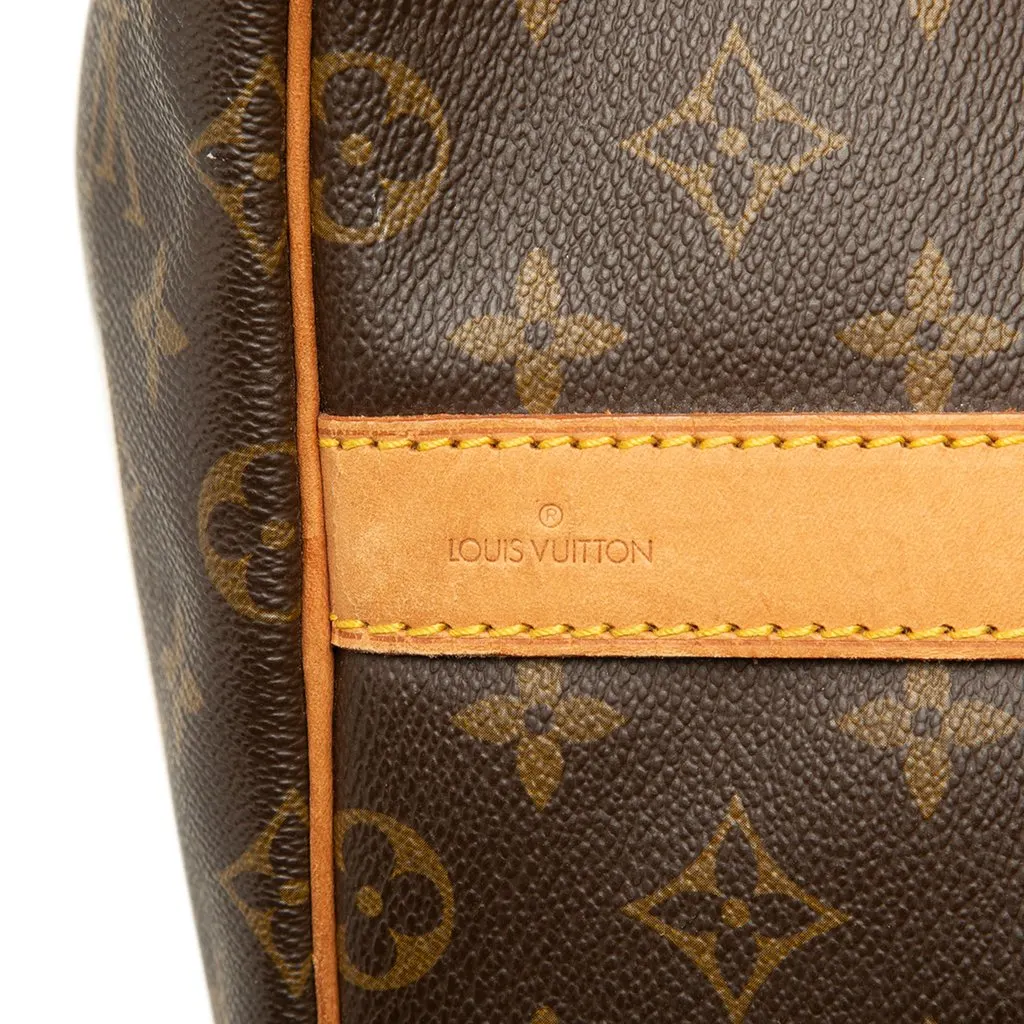 Louis Vuitton Monogram Keepall Bandouliere 55 Brown Canvas Good - Box View