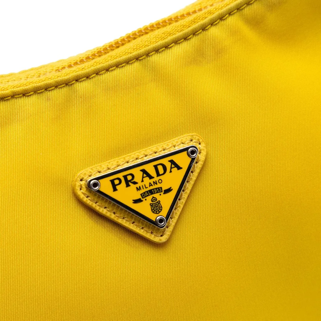 Prada Mini Tessuto Re Edition 2000 Shoulder Bag Yellow Very good - Box View