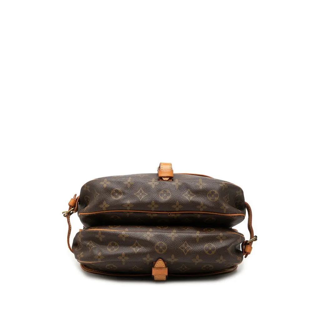 Louis Vuitton Monogram Saumur 30 Brown Canvas Good - Inside View