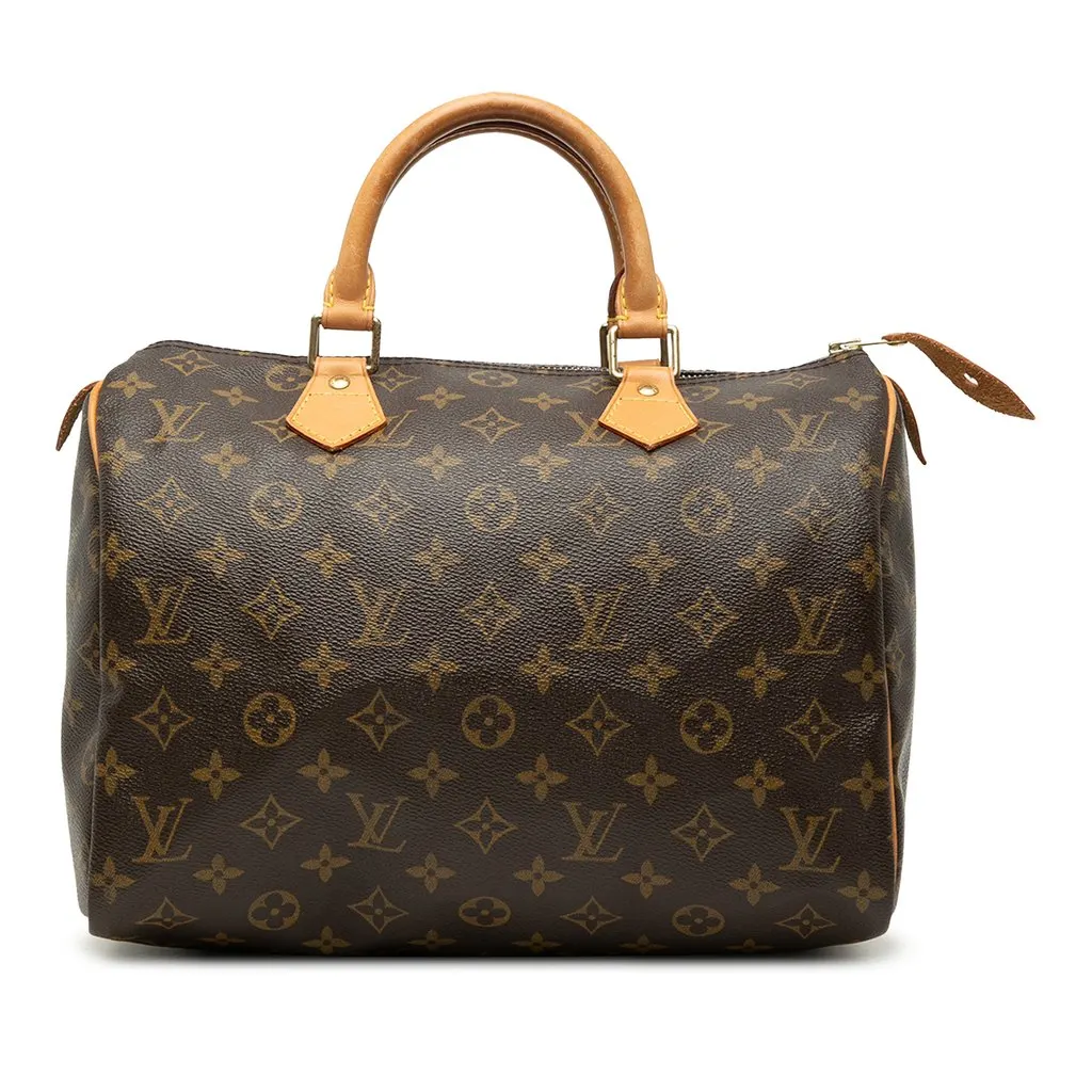 Louis Vuitton Monogram Speedy 30 Brown Very good - Front View