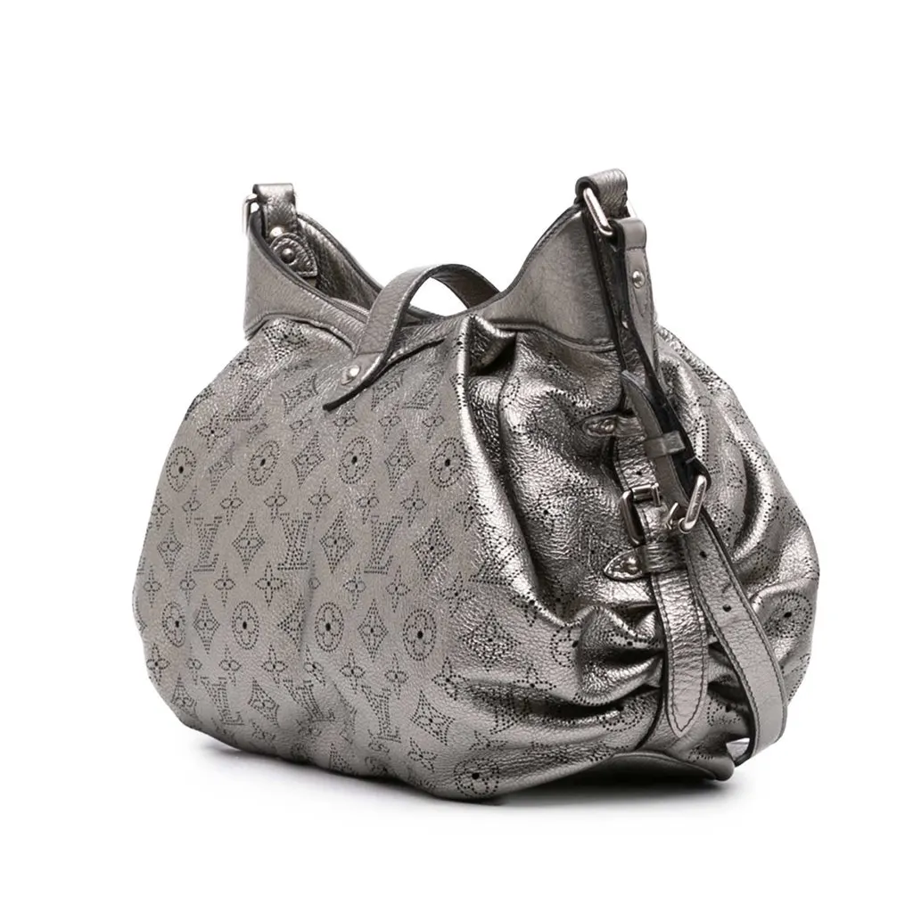 Louis Vuitton Monogram Mahina XS Silver Leather Very good - Back View