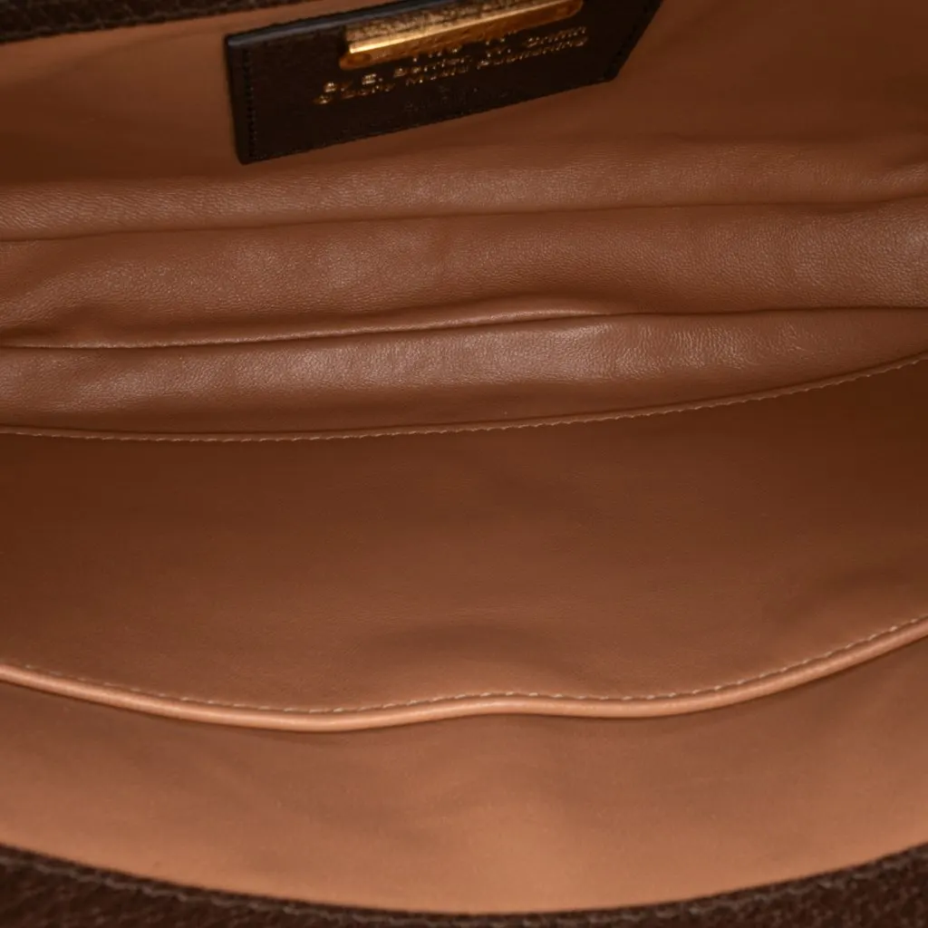 Gucci Small Canvas 100 Centennial Music Jackie 1961 Crossbody Brown Very good - Model View