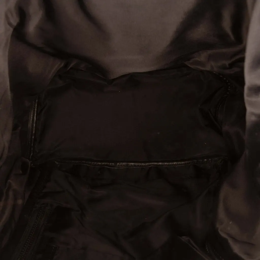 Givenchy Leather and Fur Obsedia Backpack Black Very good - Model View