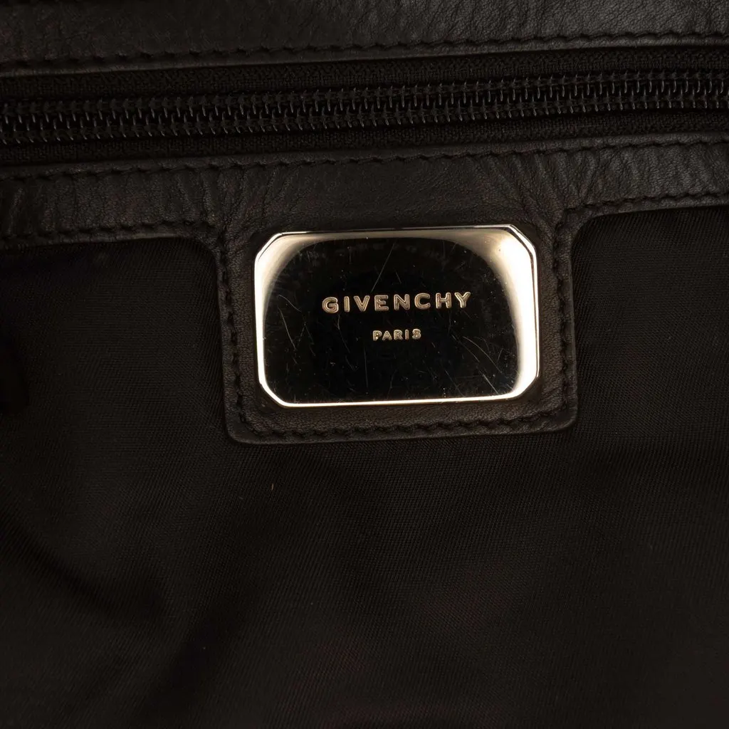 Givenchy Leather and Fur Obsedia Backpack Black Very good - Box View