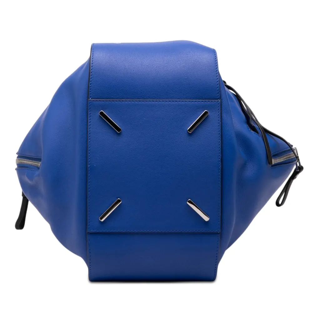 Loewe Small Bicolor Calfskin Can't Take It Hammock Bag Blue Leather Very good - Inside View