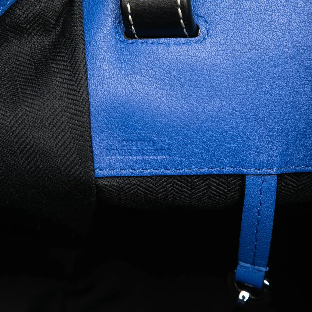 Loewe Small Bicolor Calfskin Can't Take It Hammock Bag Blue Leather Very good - Box View