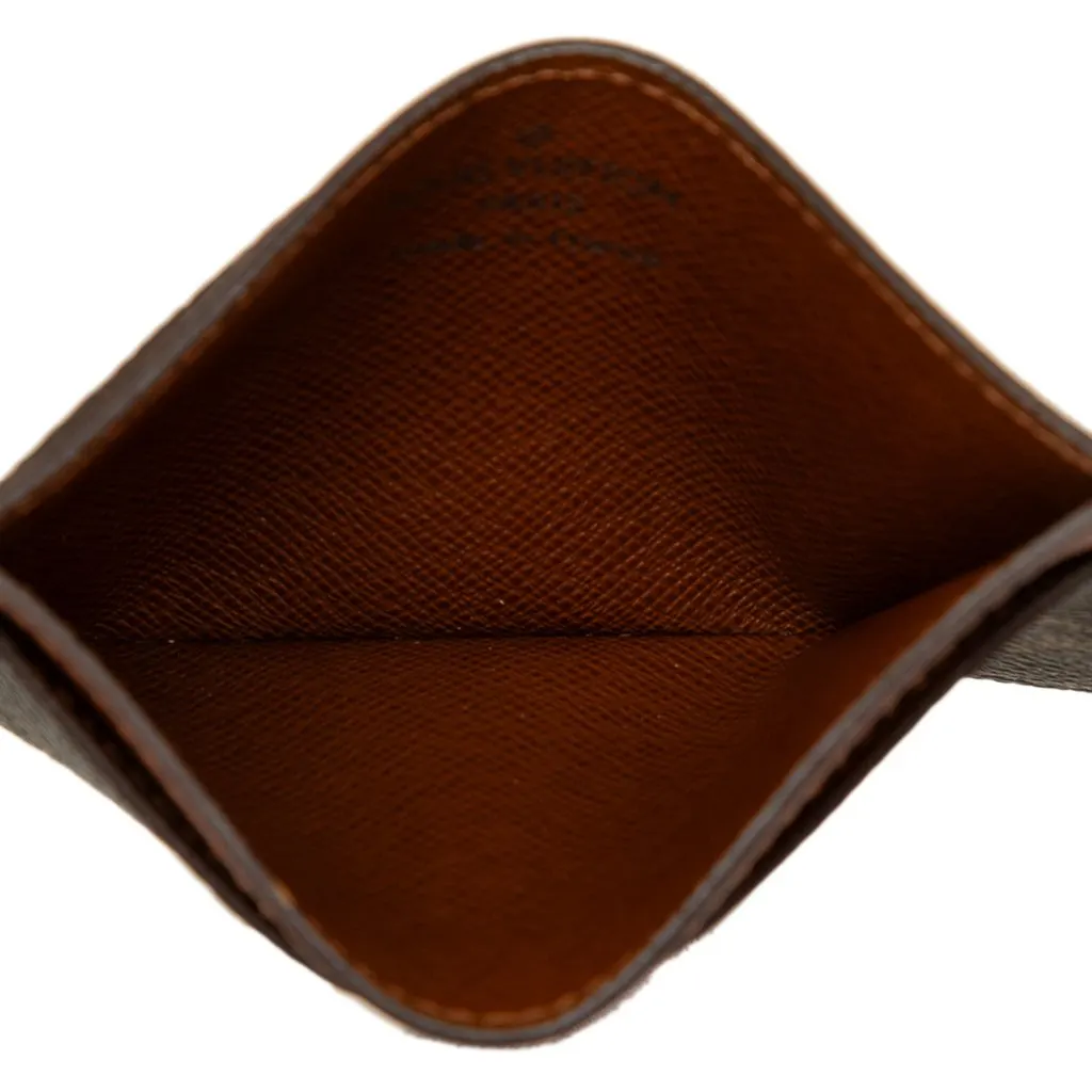 Louis Vuitton Monogram Card Holder Brown Canvas Very good - Model View