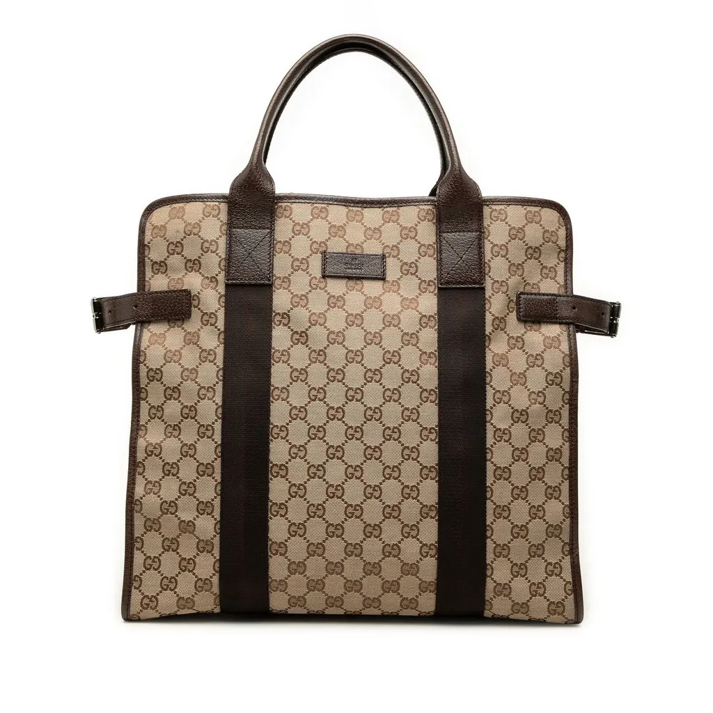 Gucci GG Canvas Tote Beige Canvas Very good - Front View