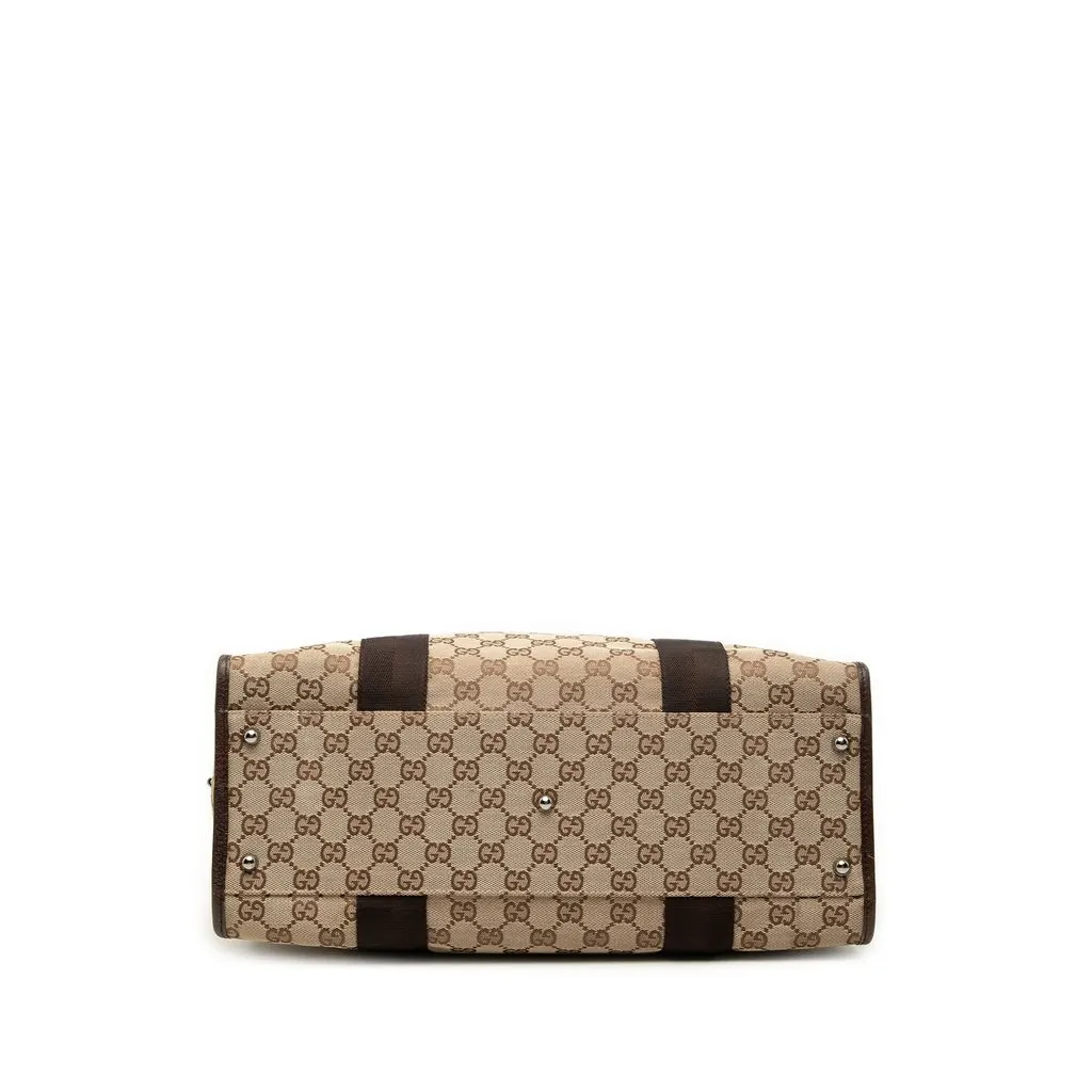 Gucci GG Canvas Tote Beige Canvas Very good - Inside View