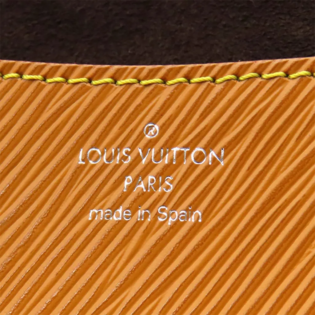 Louis Vuitton Epi Buci Brown Leather Very good - Box View