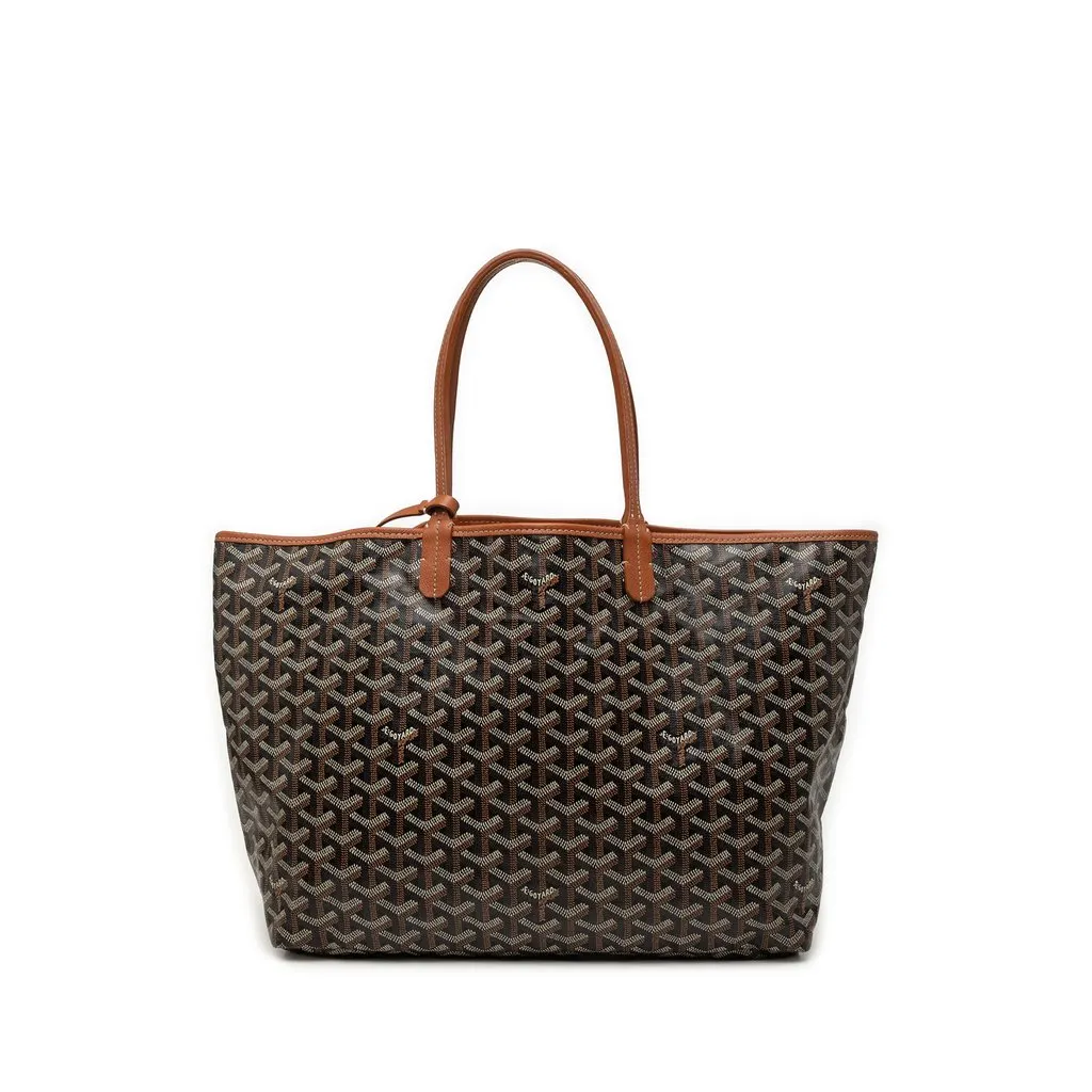 Goyard Goyardine Saint Louis PM Black Very good - Front View