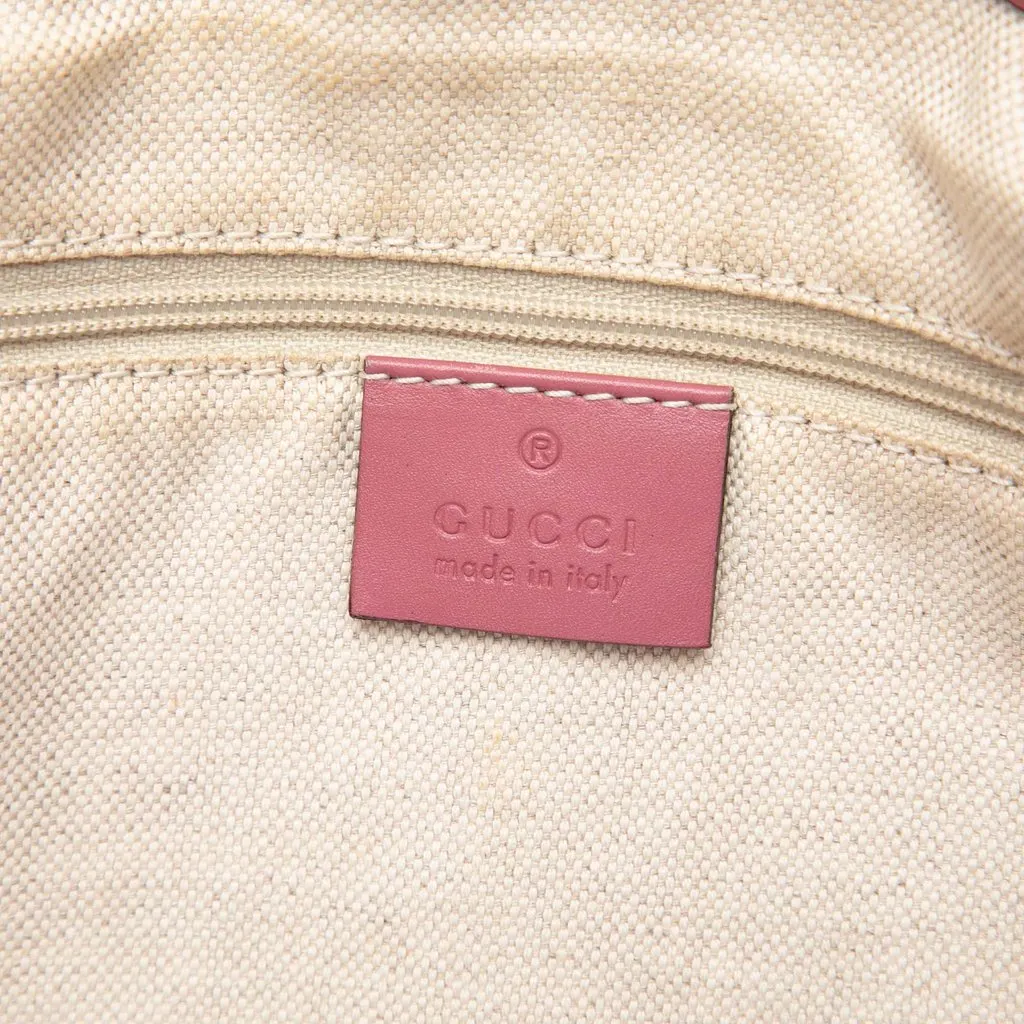 Gucci GG Canvas Sukey Satchel Beige Canvas Very good - Box View