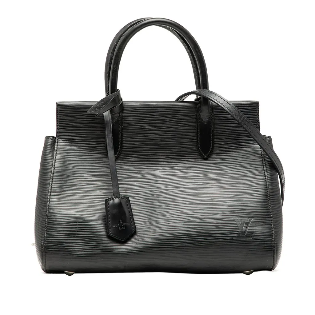 Louis Vuitton Epi Marly BB Black Leather Very good - Front View
