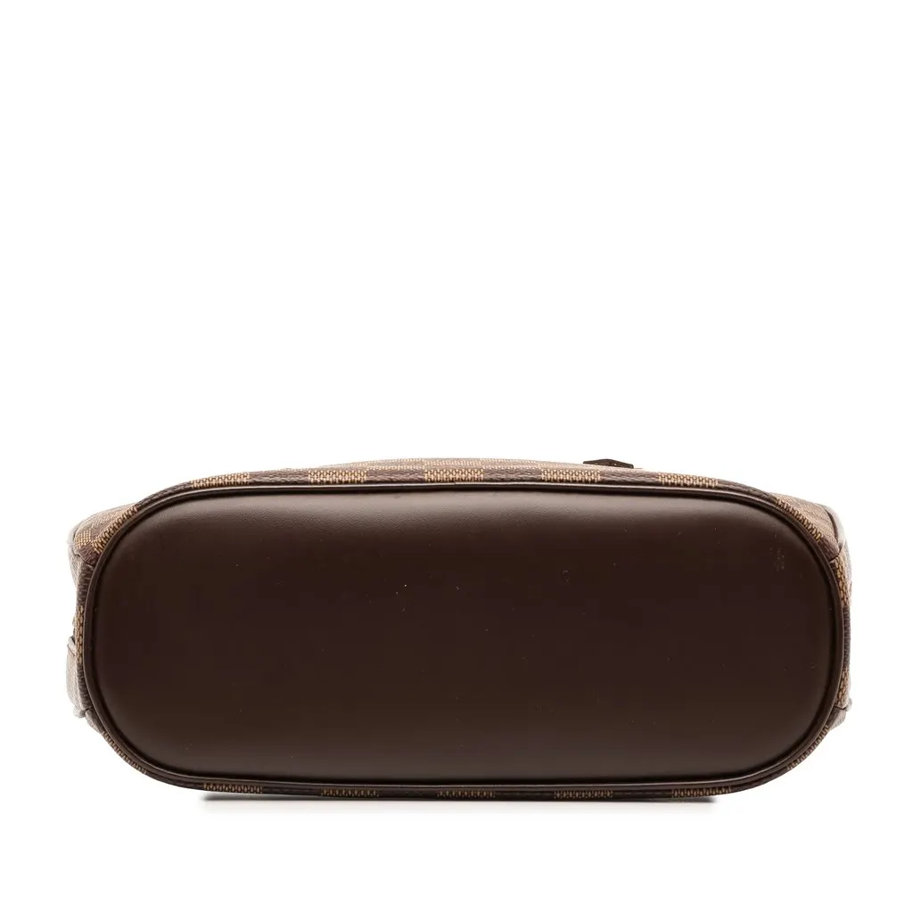 Louis Vuitton Damier Ebene Mini Sarria Brown Canvas Good - Inside View