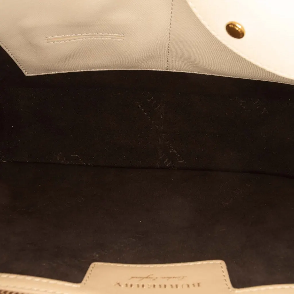 Burberry Medium Tricolor Trench Calfskin DK88 Top Handle Bag Brown Leather Very good - Model View