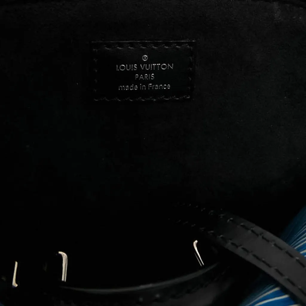 Louis Vuitton Epi Denim Nano Alma Blue Leather Very good - Model View