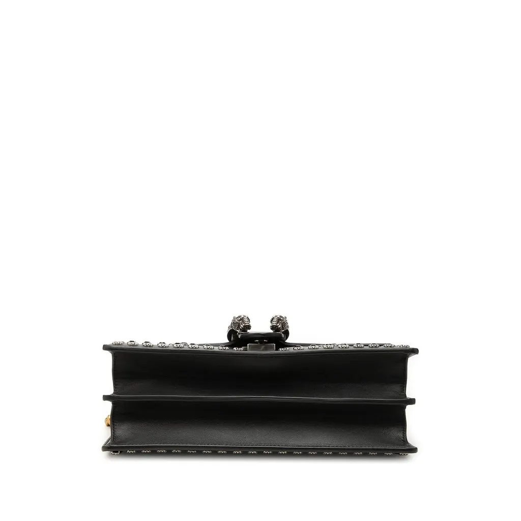 Gucci Medium Studded Calfskin Dionysus Shoulder Bag Black Leather Very good - Inside View