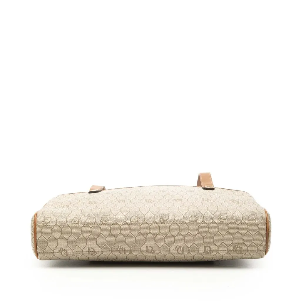 Dior Honeycomb Coated Canvas Shoulder Bag Beige Very good - Inside View