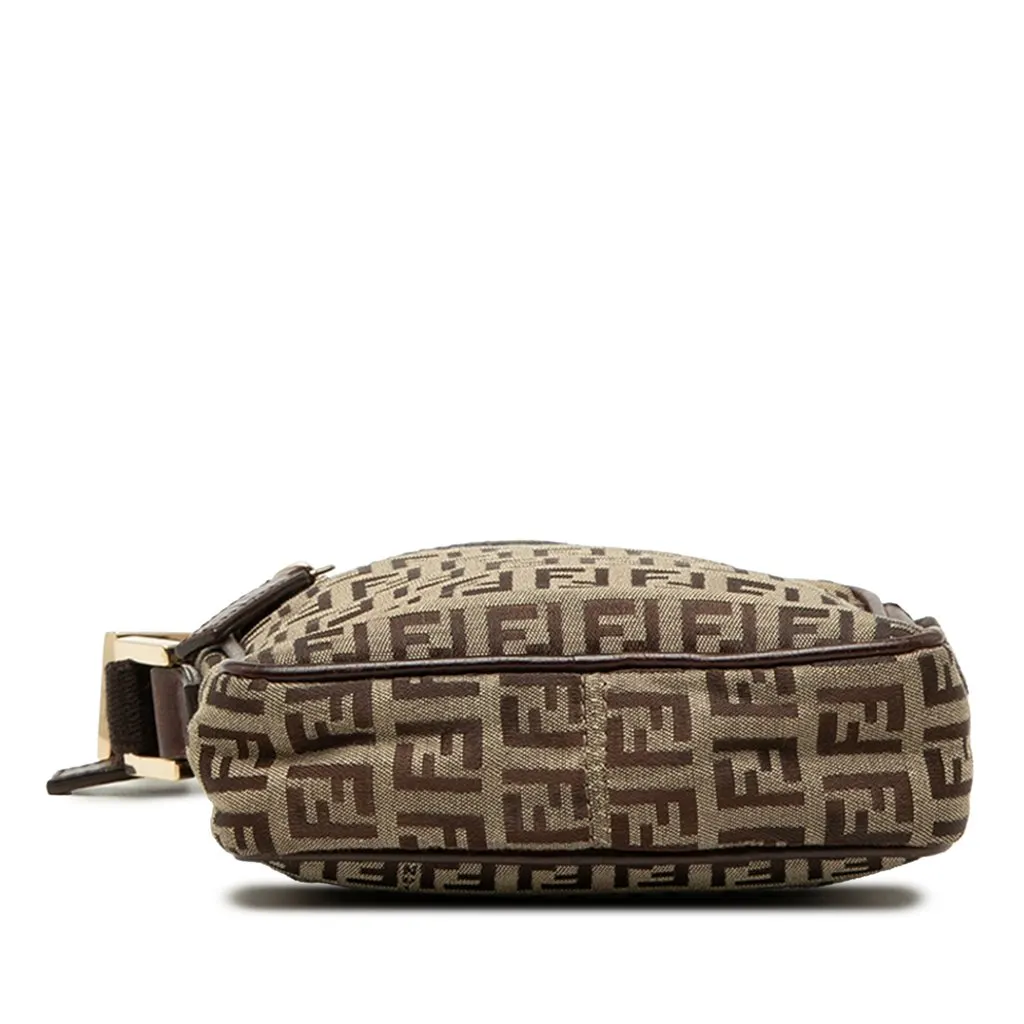 Fendi Zucchino Canvas Crossbody Beige Very good - Inside View