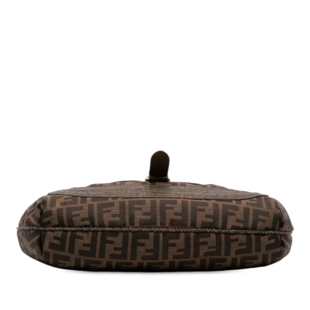 Fendi Zucca Canvas Spy Hobo Brown Very good - Inside View