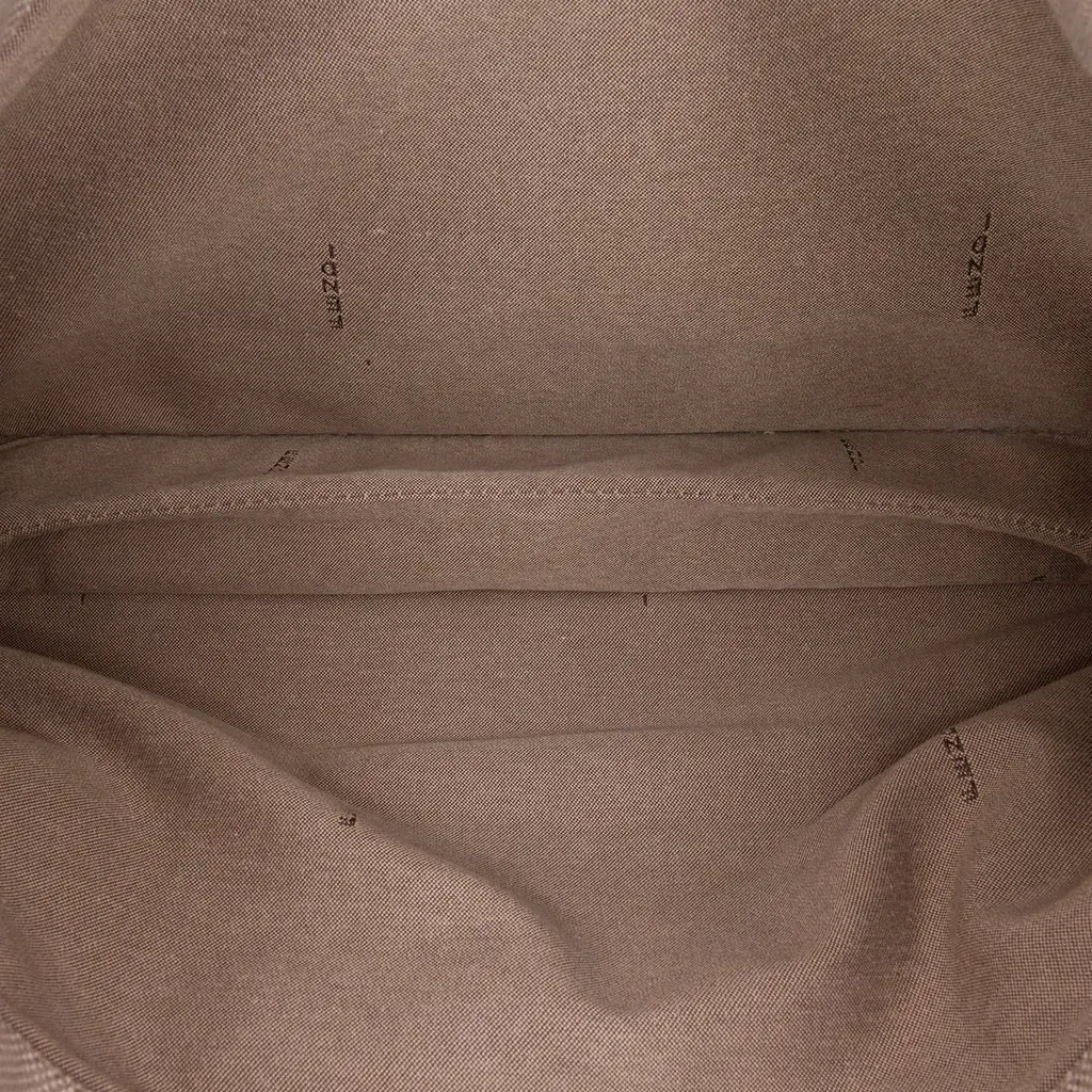 Fendi Canvas Zucca Crossbody Brown Good - Model View