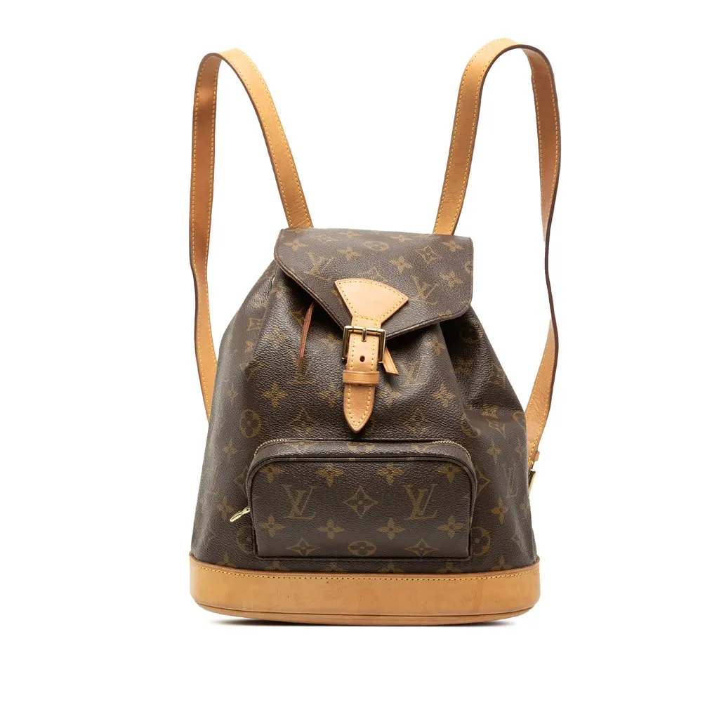 Louis Vuitton Monogram Montsouris PM Brown Very good - Front View