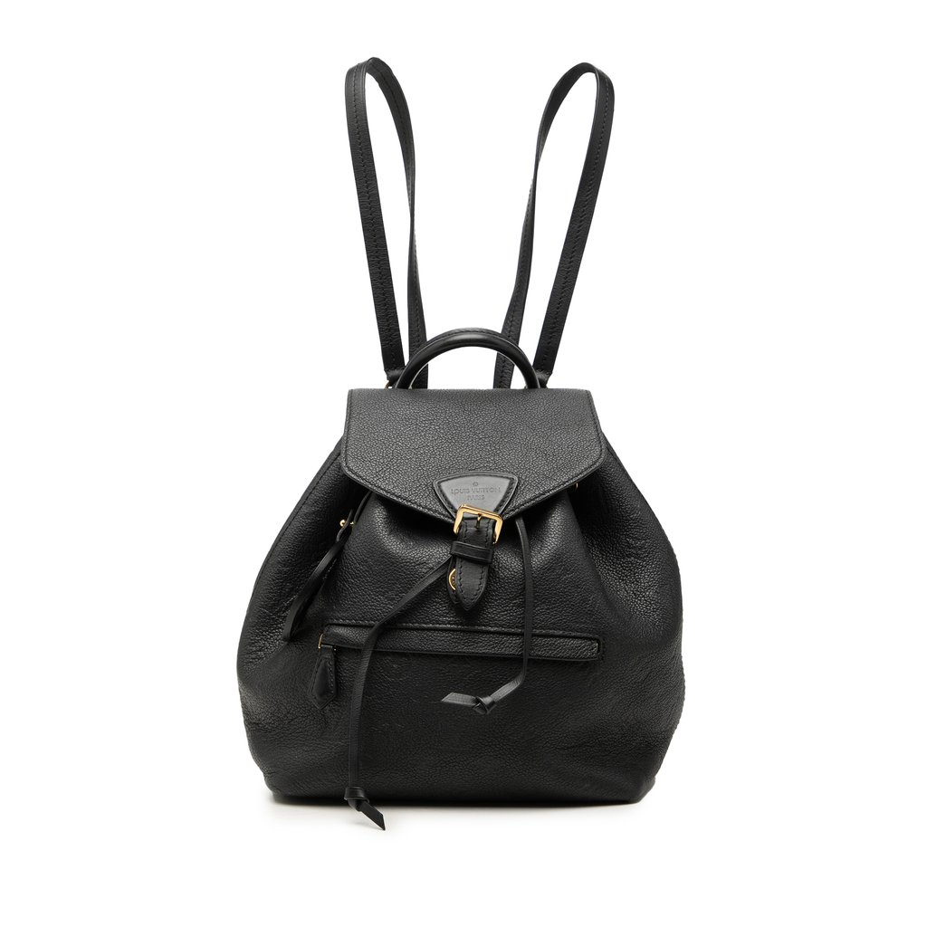 Louis Vuitton Monogram Empreinte Montsouris PM Backpack Blac Louis Vuitton Monogram Empreinte Montsouris PM Backpack Blac