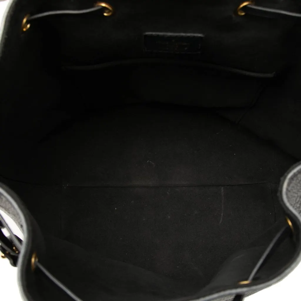 Louis Vuitton Monogram Empreinte Montsouris PM Backpack Black Leather Very good - Model View