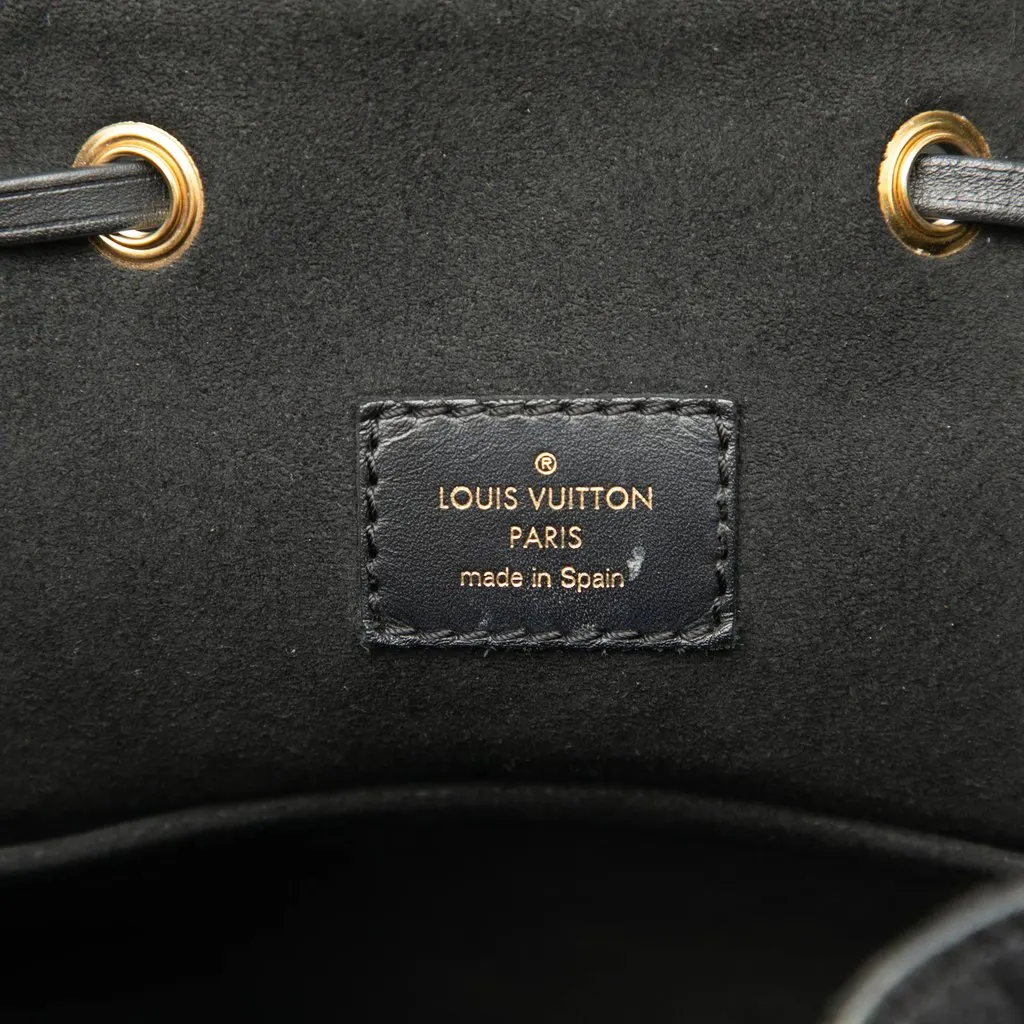 Louis Vuitton Monogram Empreinte Montsouris PM Backpack Black Leather Very good - Box View