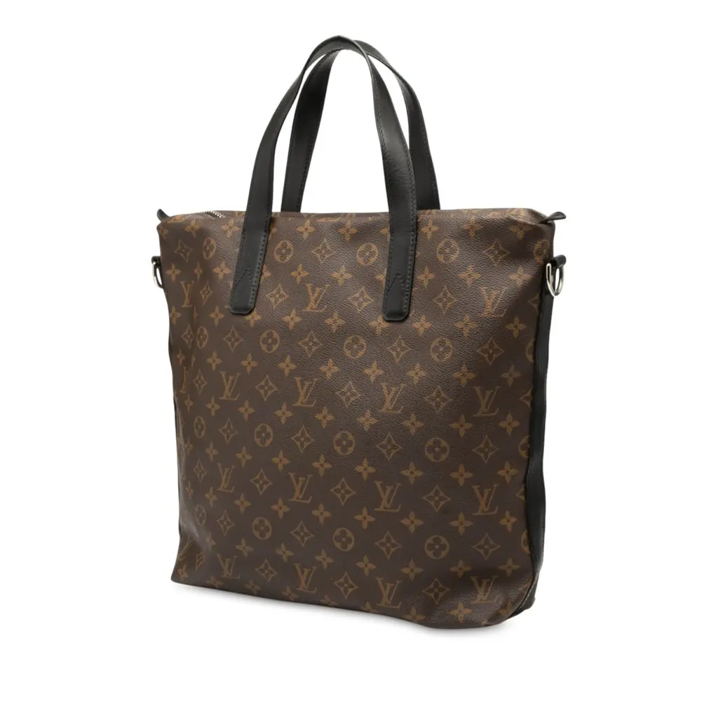Louis Vuitton Monogram Macassar Kitan Brown Very good - Back View