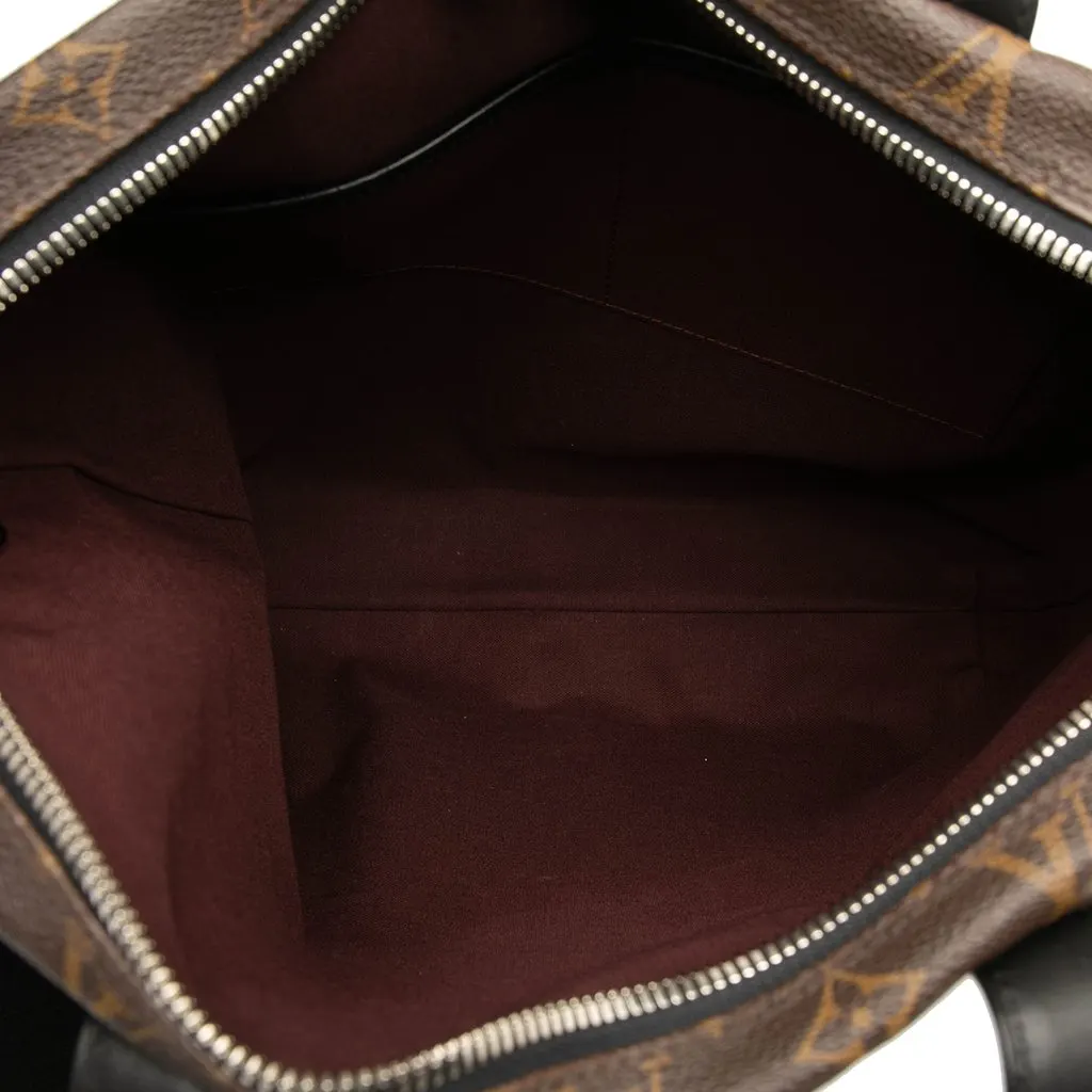 Louis Vuitton Monogram Macassar Kitan Brown Very good - Model View