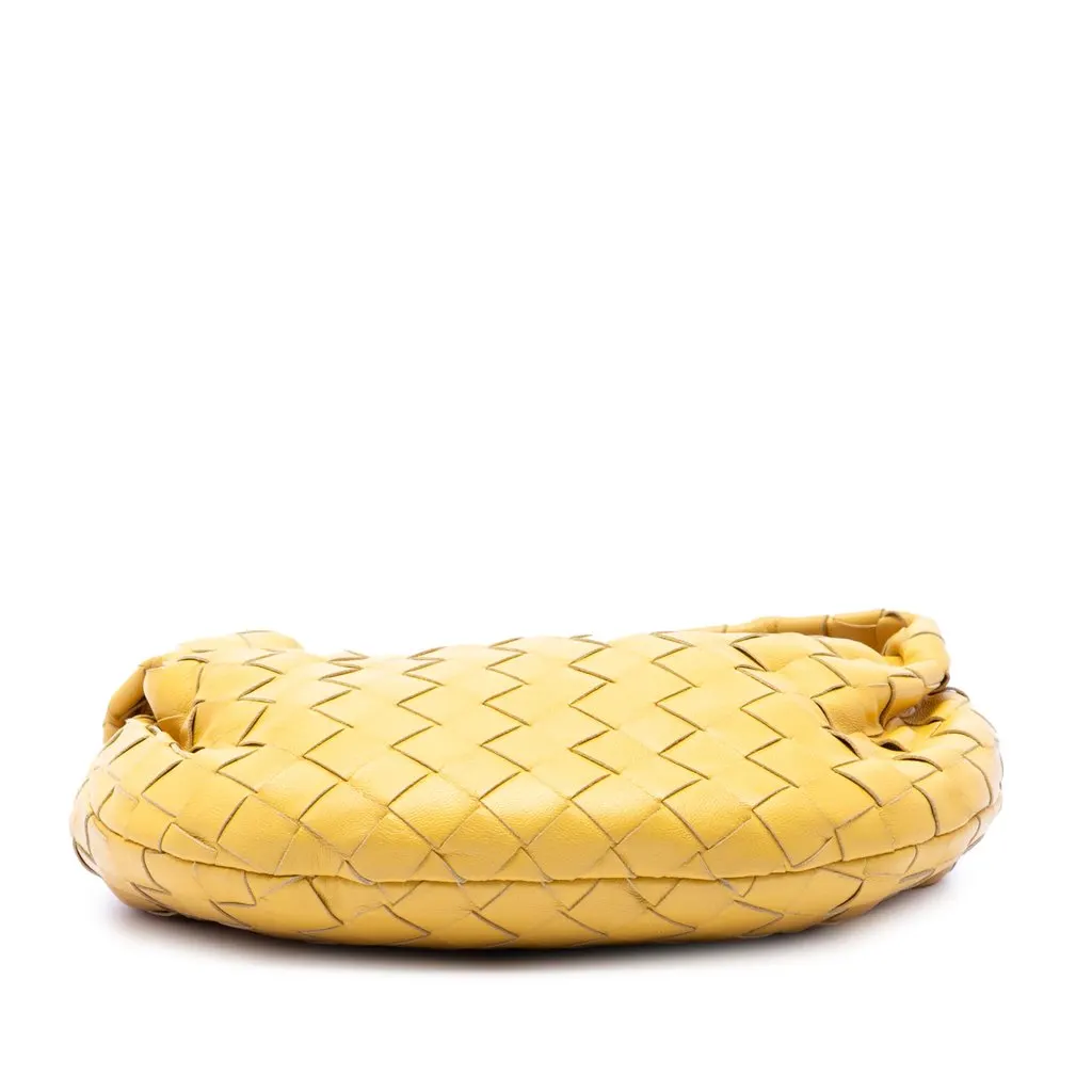 Bottega Veneta Mini Nappa Intrecciato Jodie Yellow Leather Very good - Inside View