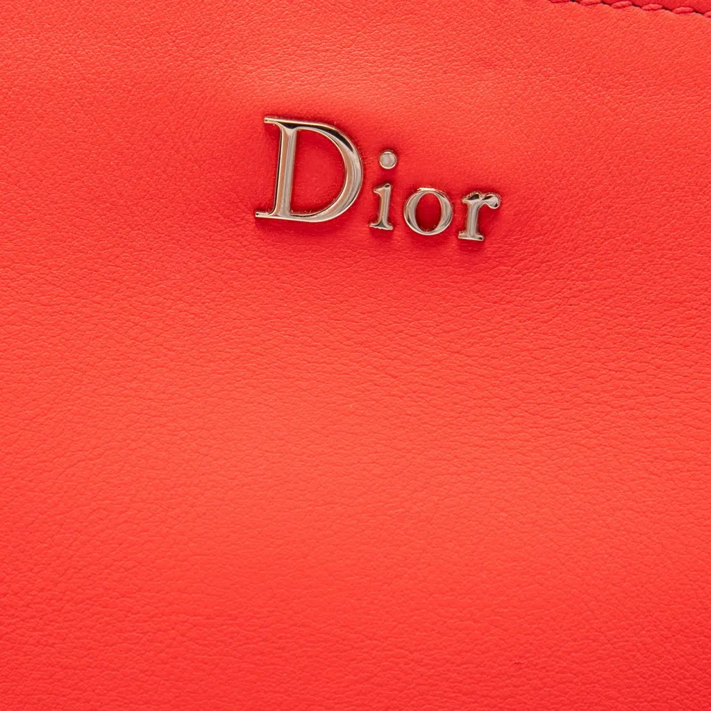 Dior Small Smooth Calfskin Diorbar Tote Red Leather Very good - Box View